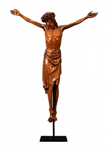 Christ en buis sculpté – Est de la France ou Pays Germanique XVIIIe siècle