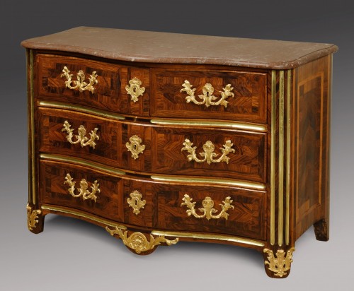 18th century - Early 18th century chest of drawers Stamped J.M Chevallier