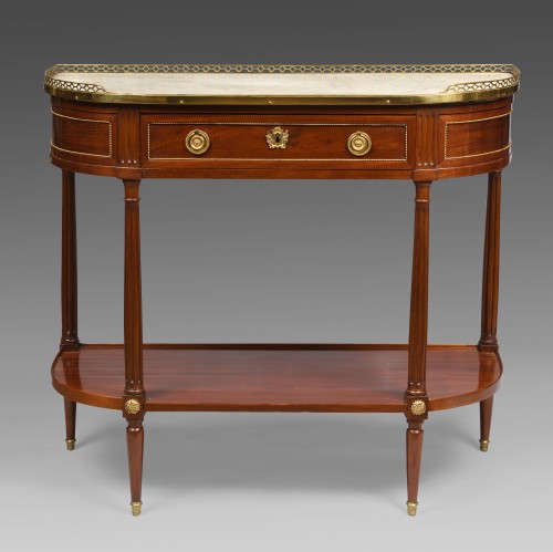 Console Louis XVI en acajou - Mobilier Style Louis XVI