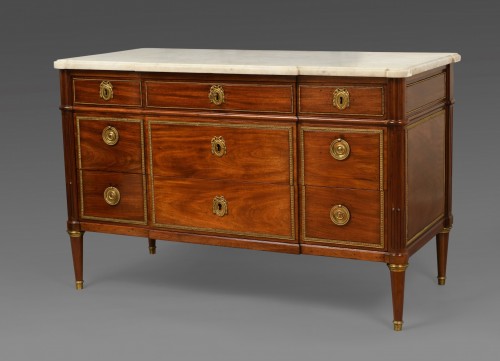 XVIIIe siècle - Commode Louis XVI