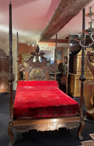 17th century - Portuguese canopy bed 