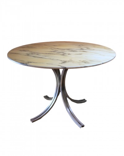 Steel and Marble Table