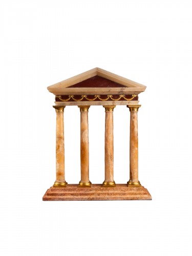 A Marble Model of a Temple by Luigi Valadier