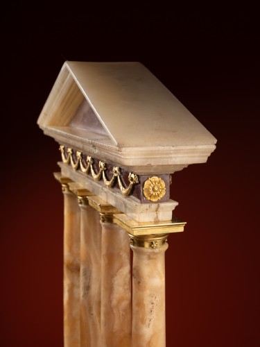 Curiosities  - A Marble Model of a Temple by Luigi Valadier