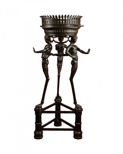 19th Century Pompeian brazier by Chiurazzi, after the antique