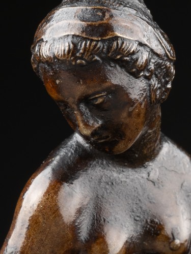 17th century - Bronze Statuette of a Bathing Girl by Giambologna