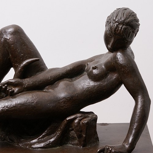 &quot;Pasiphae&quot; - Maurice Barraud (1889-1954)  Rare and Large Pastori Cire Perdue Bronze - Sculpture Style Art Déco