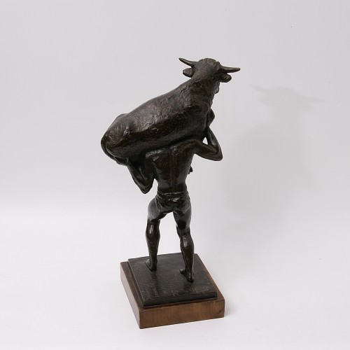 20th century - Milon carrying a Bull by André Lurçat