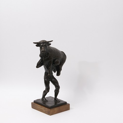 Art Déco - Milon carrying a Bull by André Lurçat