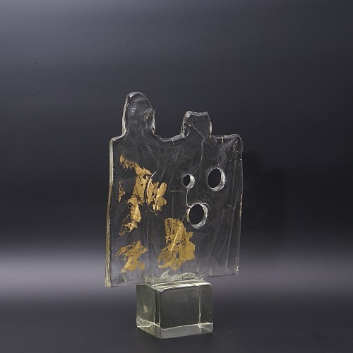 20th century - &quot;Uomo e Donna&quot; Murano Glass Sculpture by L. Gaspari circa 1960