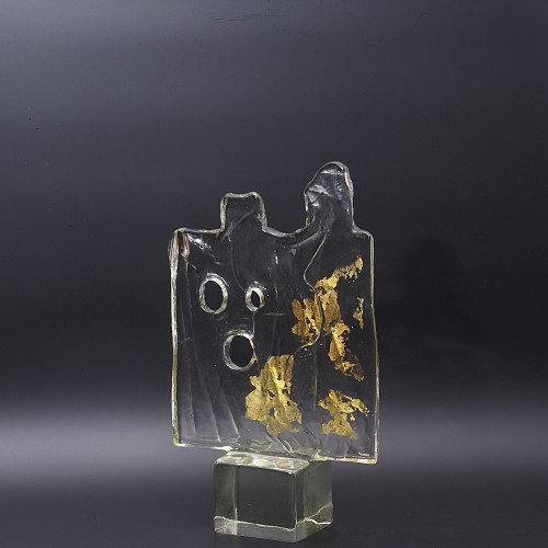 &quot;Uomo e Donna&quot; Murano Glass Sculpture by L. Gaspari circa 1960 - 50