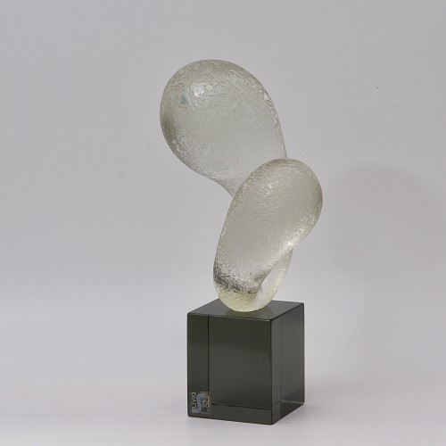 &quot;Embrione&quot; Glass Sculpture by Livio SEGUSO, 1972 - 