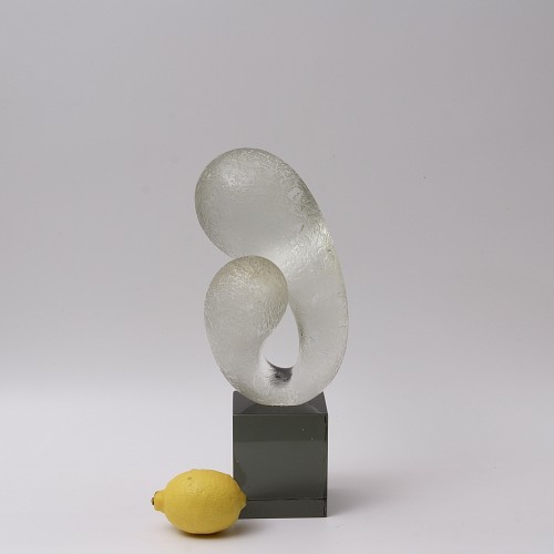 &quot;Embrione&quot; Glass Sculpture by Livio SEGUSO, 1972 - 50