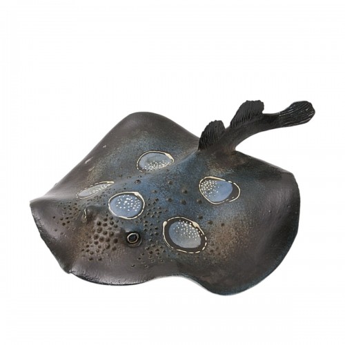 Enamelled Sandstone Cuttlefish by Jean-Claude de Crousaz (1931-2012)