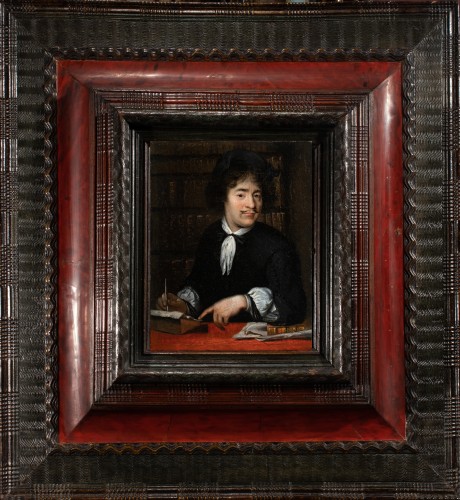 Portrait of a writer in his study, Holland 17th century