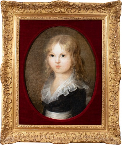 Portrait de Louis-Charles de France, école française fin du 18e siècle