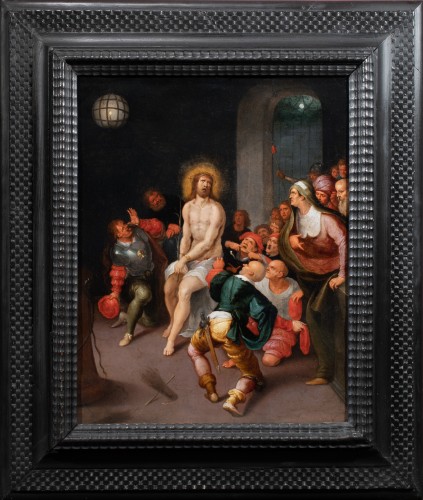 Le Christ aux outrages, Flandre début du 17e siècle atelier de Frans Francken II