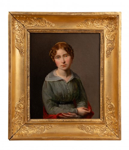 Paintings & Drawings  - Christian Albrecht Jensen (1791 – 1870) - Portrait of a young girl