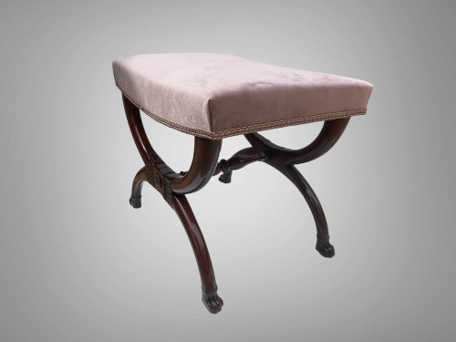 Sièges Canapé & Mobilier de Salon - Tabouret curule en acajou