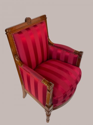 Sièges Fauteuil & Bergère - Bergère en acajou époque Consulat