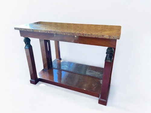 Furniture  - 1st Empire period console with pilasters