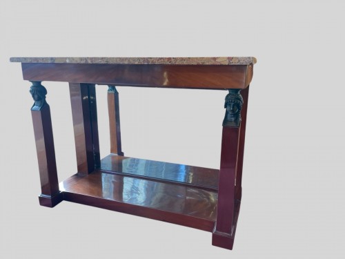 1st Empire period console with pilasters - Empire