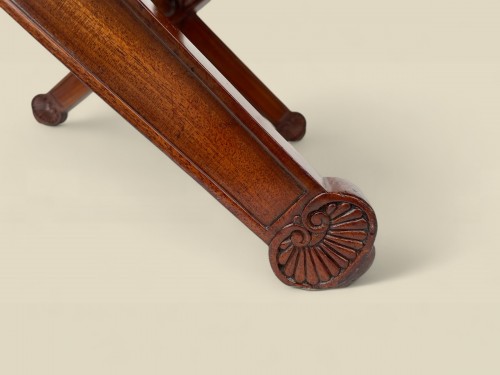 19th century - Mahogany stool, Consulat period