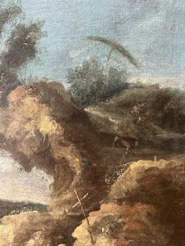 Antonio Maria Marini ( 1668-1725) -Saint Jerome in a landscape - 