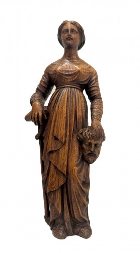 Judith and Holofernes, Wooden sculpture from the end of the 18th century-