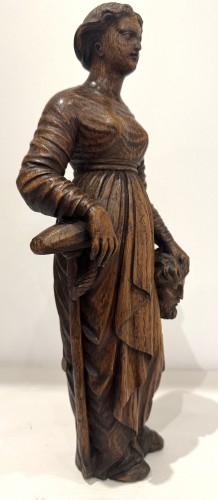 Sculpture  - Judith and Holofernes, Wooden sculpture from the end of the 18th century-