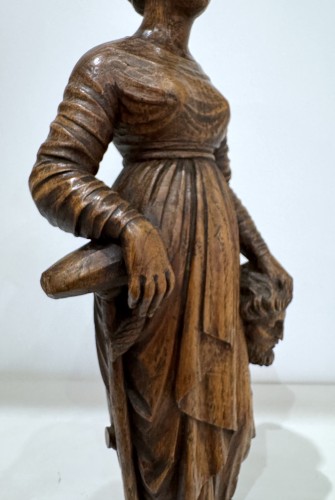 Judith and Holofernes, Wooden sculpture from the end of the 18th century- - 