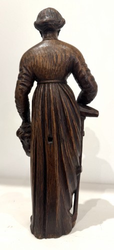 18th century - Judith and Holofernes, Wooden sculpture from the end of the 18th century-