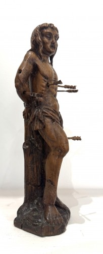 Saint Sebastian - wood carving late 16th century - 