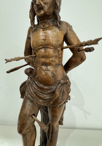 Saint Sebastian - wood carving late 16th century - Renaissance