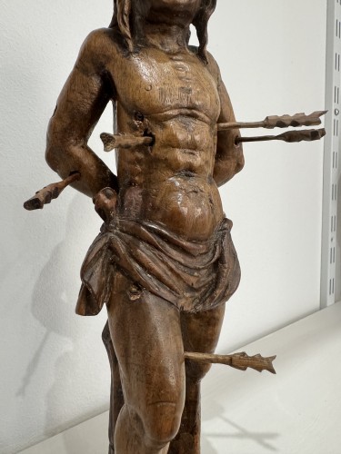 Renaissance - Saint Sebastian - wood carving late 16th century