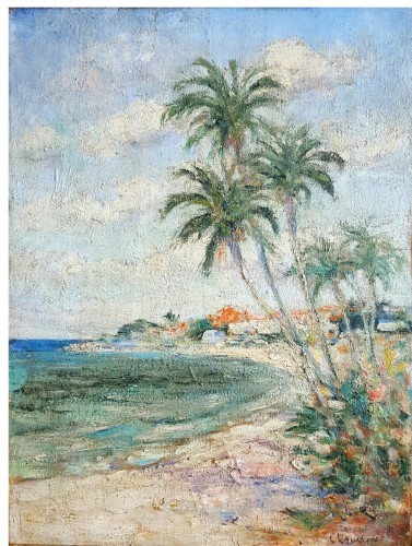 Ernest Lawson (1873-1939) - Beach In Miami