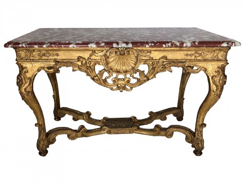 Middle gilt wood Console from Régence Period