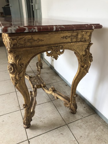 Furniture  - Middle gilt wood Console from Régence Period