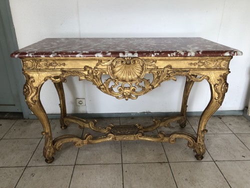 Middle gilt wood Console from Régence Period - French Regence