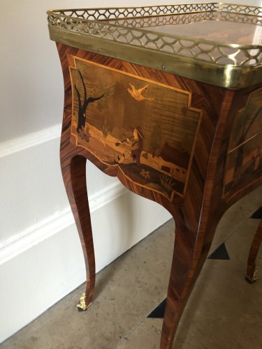 Small Louis XV Period Marquetry Table - 