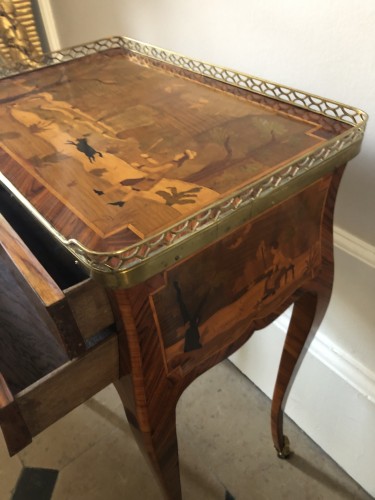 Louis XV - Small Louis XV Period Marquetry Table