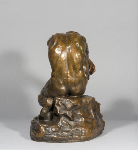 PINA Alfredo (1883-1966 Italie) Le vaincu - Sculpture Style Années 50-60