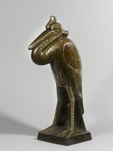 20th century - BLANC Pierre (1909-1966) Crested Pelican	