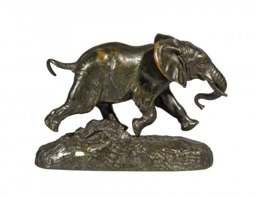 BARYE Antoine-Louis (1795-1875), Elephant from Senegal	