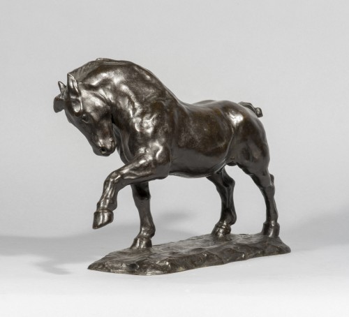 XXe siècle - MONARD Louis de (1873-1939), Cheval de trait