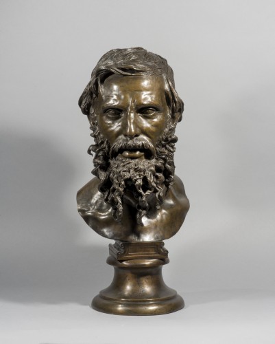 Sculpture  - GEMITO Vincenzo (1852 - 1929), The Philosopher, second version 	