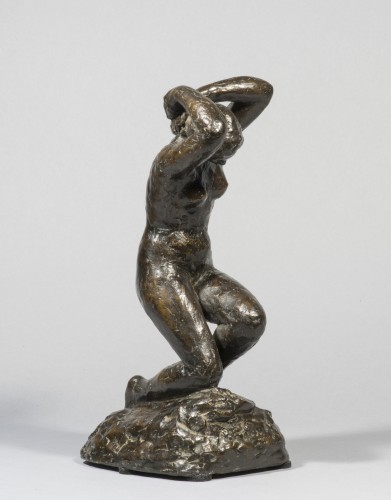 Art nouveau - Femme nue agenouillée - HALOU Alfred-Jean (1875-1940) 