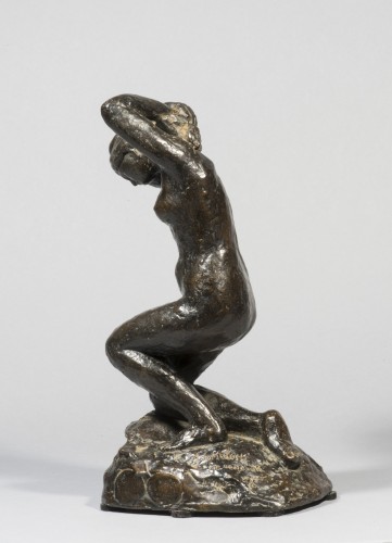 Antiquités - Femme nue agenouillée - HALOU Alfred-Jean (1875-1940) 