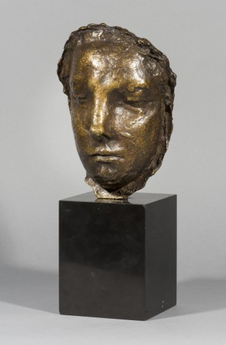 BOURDELLE Emile-Antoine (1861-1929 ), Teenager - mask without neck - 