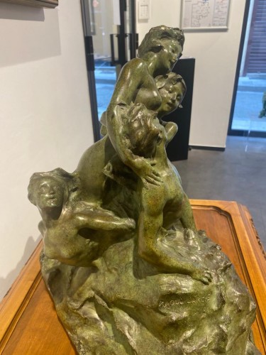 Raoul Larche (1860-1912) - Le Chant des Sirènes - Bronze Sculpture ...
